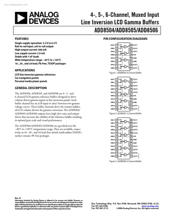  Datasheet Preview Page 1
