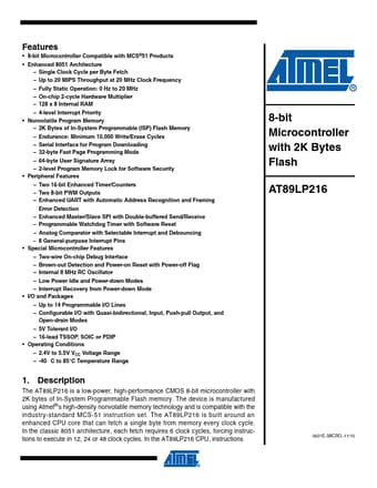  Datasheet Preview Page 1