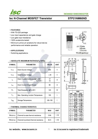  Datasheet Preview Page 1