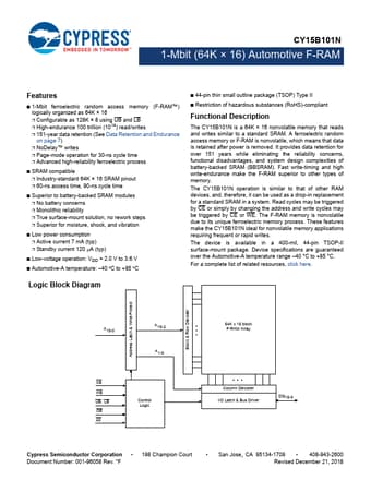  Datasheet Preview Page 1