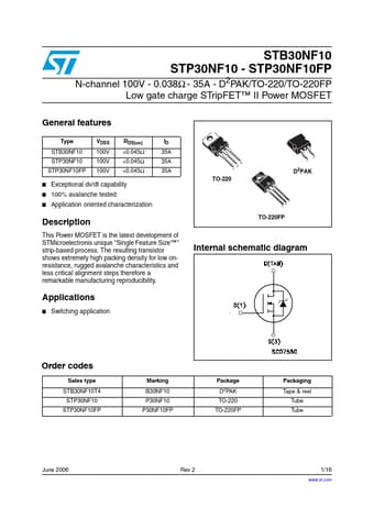  Datasheet Preview Page 1