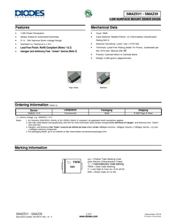  Datasheet Preview Page 1