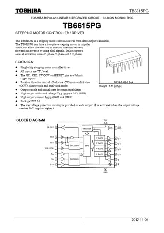  Datasheet Preview Page 1