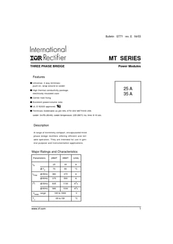  Datasheet Preview Page 1