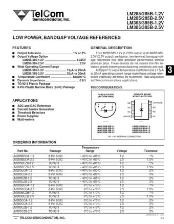  Datasheet Preview Page 1