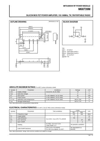  Datasheet Preview Page 1