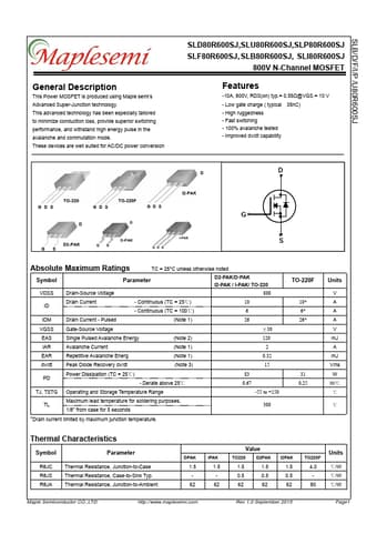  Datasheet Preview Page 1