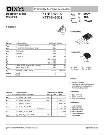  Datasheet Preview Page 1