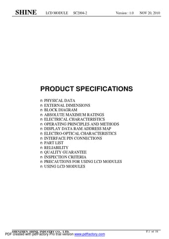  Datasheet Preview Page 1