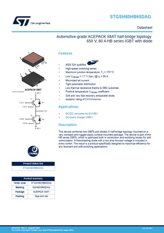  Datasheet Preview Page 1
