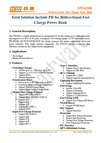  Datasheet Preview Page 1