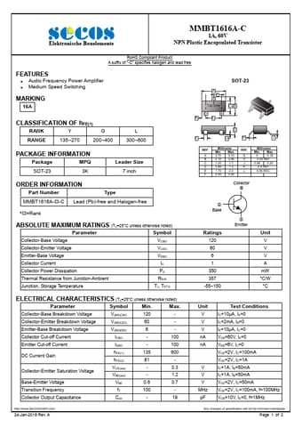  Datasheet Preview Page 1