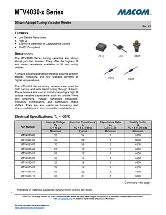  Datasheet Preview Page 1