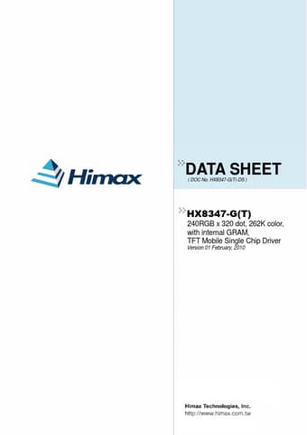  Datasheet Preview Page 1