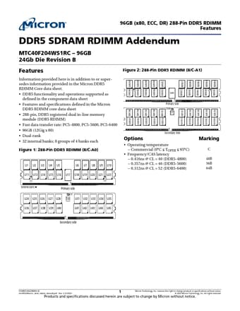  Datasheet Preview Page 1