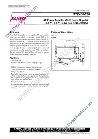  Datasheet Preview Page 1