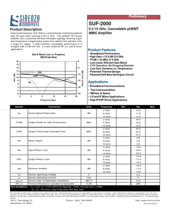  Datasheet Preview Page 1