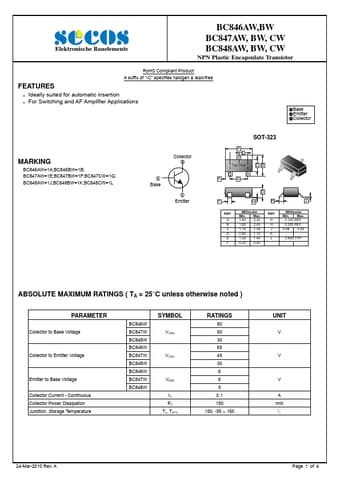  Datasheet Preview Page 1