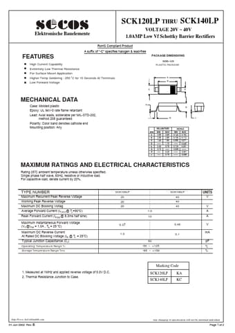  Datasheet Preview Page 1