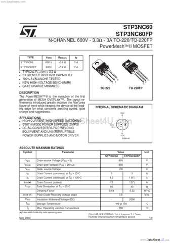  Datasheet Preview Page 1