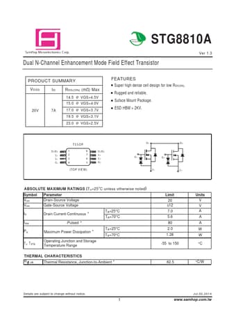  Datasheet Preview Page 1