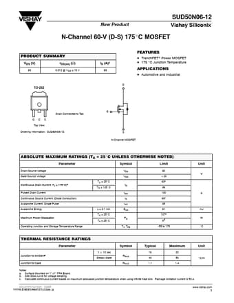 Datasheet Preview Page 1
