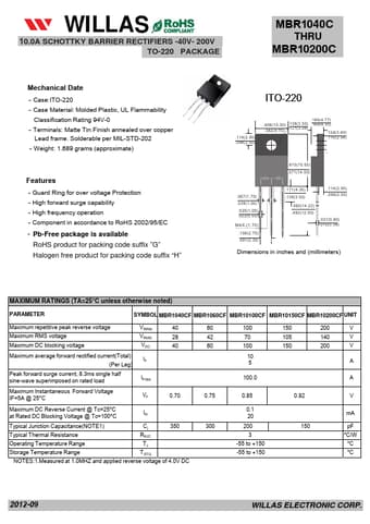  Datasheet Preview Page 1