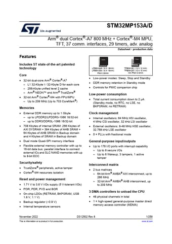  Datasheet Preview Page 1