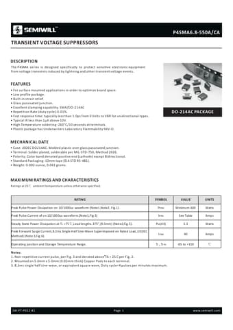  Datasheet Preview Page 1