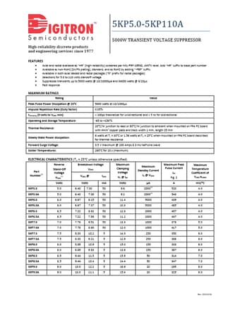  Datasheet Preview Page 1