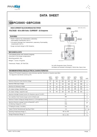  Datasheet Preview Page 1