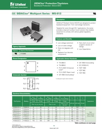  Datasheet Preview Page 1