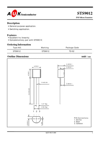  Datasheet Preview Page 1