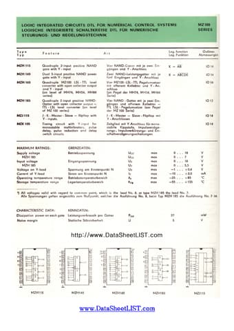  Datasheet Preview Page 1