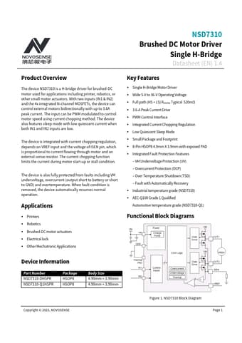  Datasheet Preview Page 1