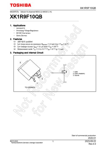  Datasheet Preview Page 1