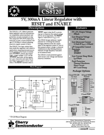  Datasheet Preview Page 1