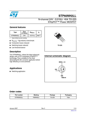  Datasheet Preview Page 1