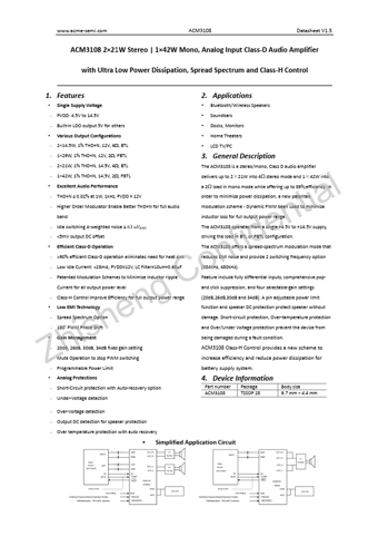  Datasheet Preview Page 1