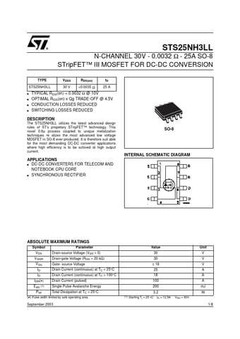  Datasheet Preview Page 1