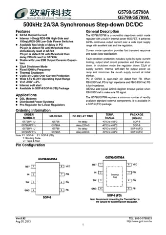  Datasheet Preview Page 1