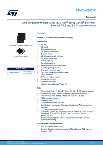  Datasheet Preview Page 1