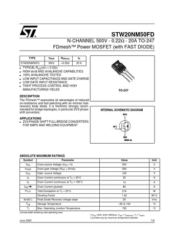  Datasheet Preview Page 1