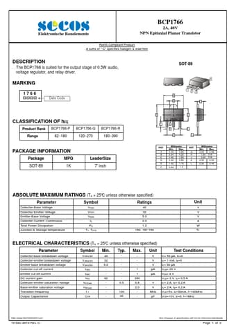  Datasheet Preview Page 1