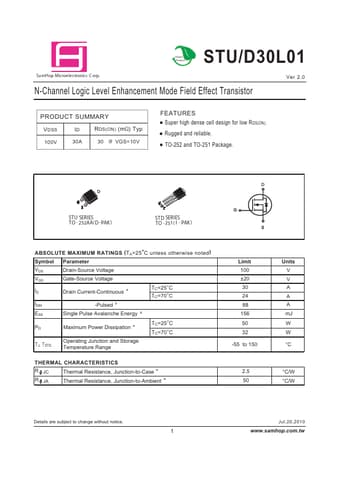  Datasheet Preview Page 1