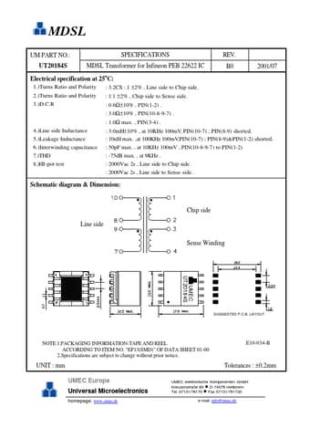  Datasheet Preview Page 1