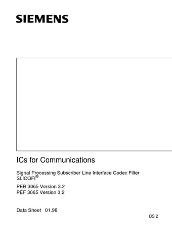  Datasheet Preview Page 1