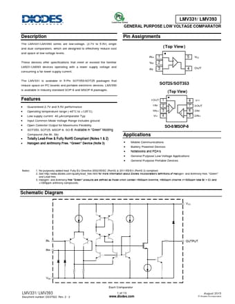  Datasheet Preview Page 1