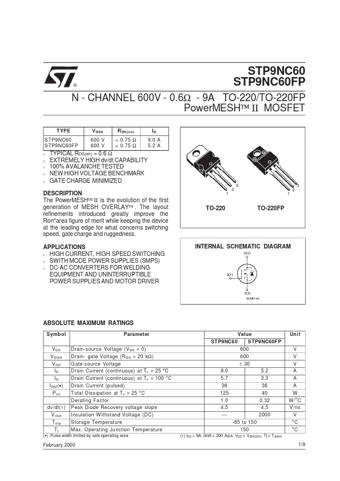  Datasheet Preview Page 1