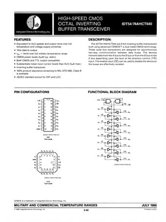  Datasheet Preview Page 1